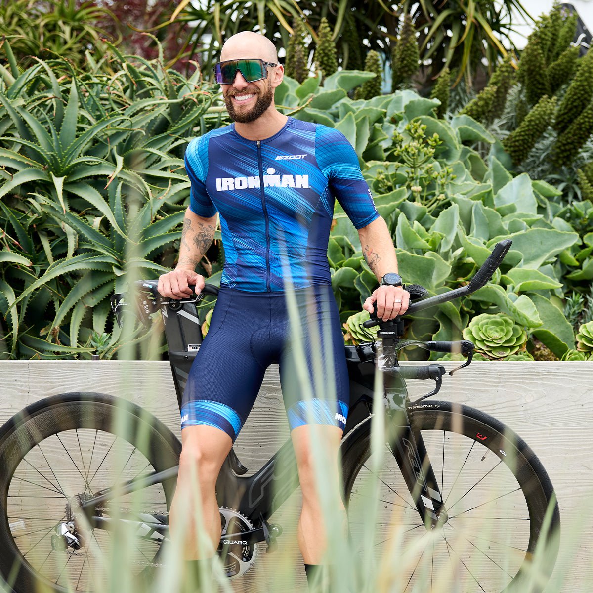 Zoot Sports TRI RACESUITS Men's Ultra Tri P1 Racesuit - IM Heat