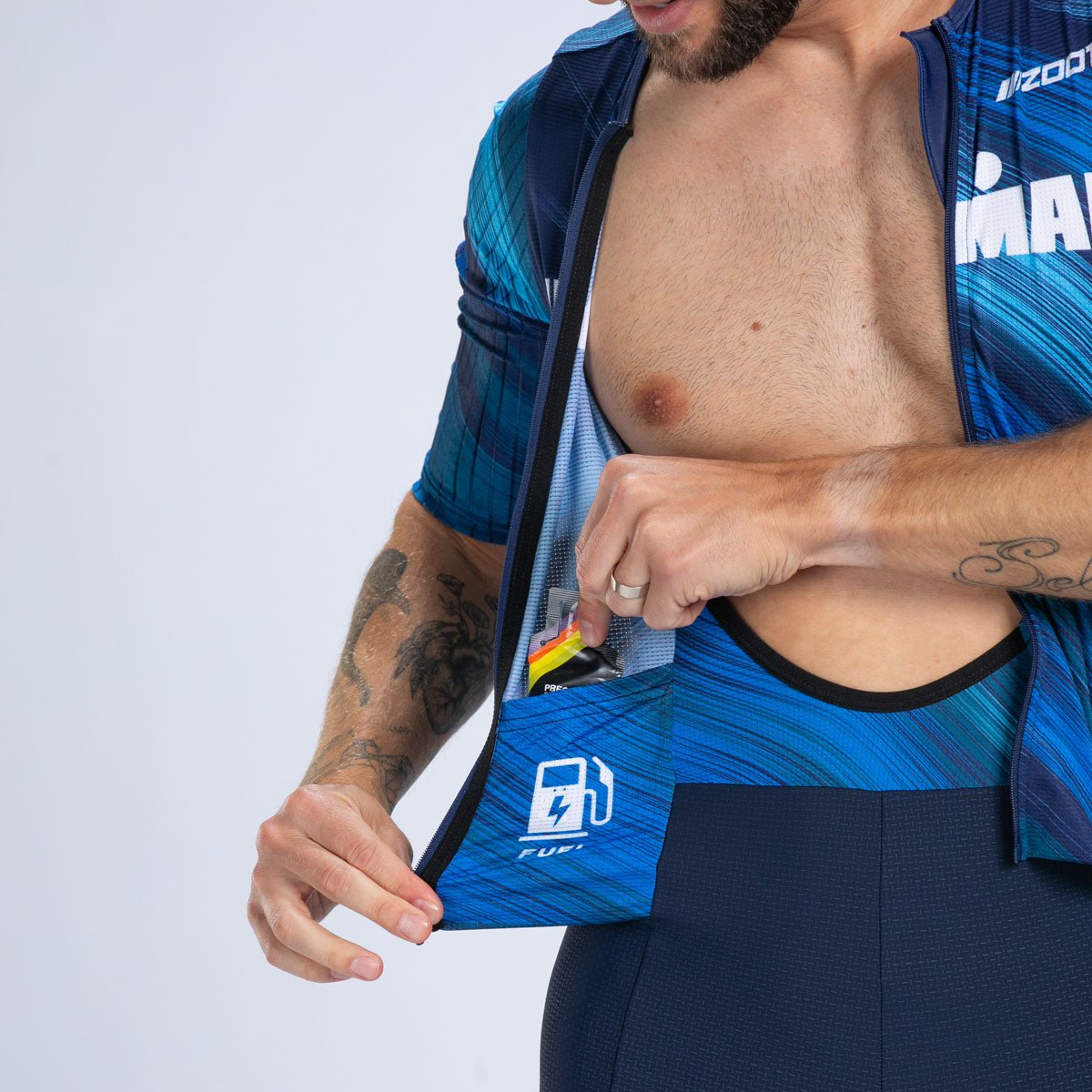 Zoot Sports TRI RACESUITS Men's Ultra Tri P1 Racesuit - IM Heat