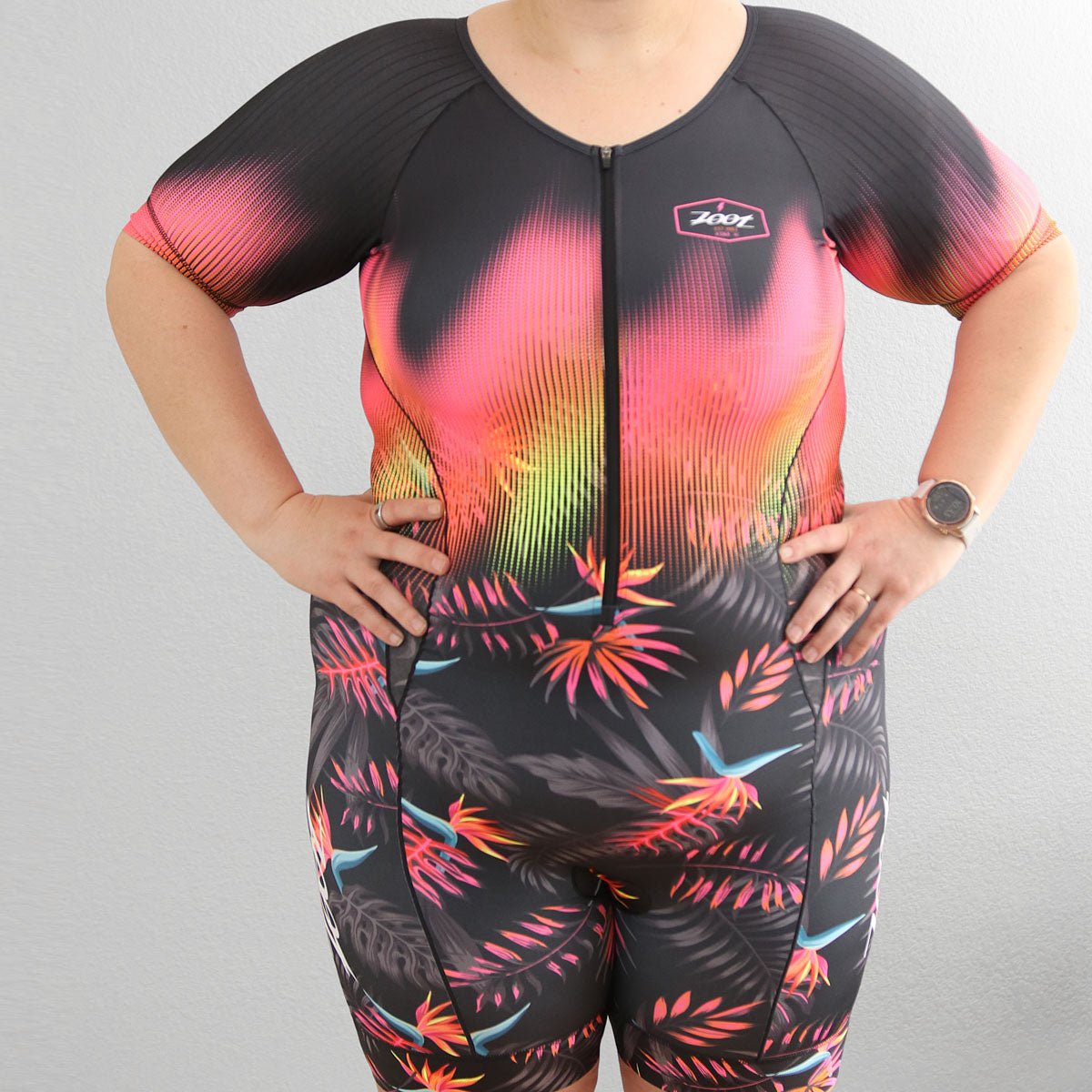 Zoot Sports TRI RACESUITS Women's Athena Tri Aero Racesuit - Tropical Magic