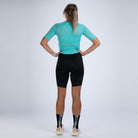 Zoot Sports TRI RACESUITS Women's Core Tri Aero FZ Racesuit - Aqua Blue