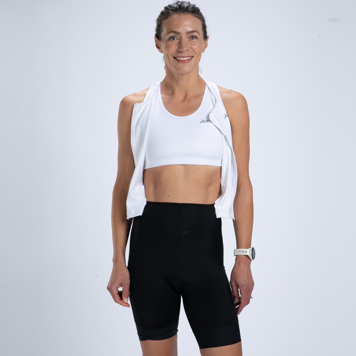 Zoot Sports TRI RACESUITS Women's Core Tri Slvs Fz Racesuit - White
