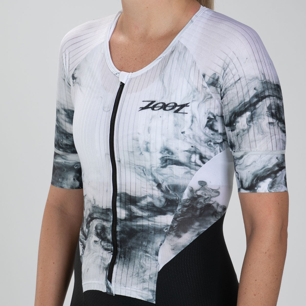 Zoot Sports TRI RACESUITS Women's Elite 2.0 Tri Aero Fz Racesuit - White Hot