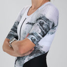 Zoot Sports TRI RACESUITS Women's Elite 2.0 Tri Aero Fz Racesuit - White Hot