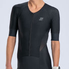 Zoot Sports TRI RACESUITS Women's Elite Tri Aero Fz Racesuit - Jet Black