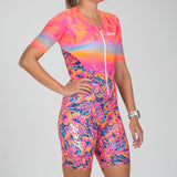 Zoot Sports TRI RACESUITS Women's Ltd Tri Aero Fz Racesuit - Club Aloha