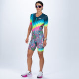 Zoot Sports TRI RACESUITS Women's Ltd Tri Aero Fz Racesuit - Costa Del Sol