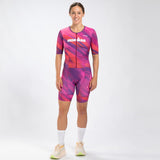Zoot Sports TRI RACESUITS Women's Ltd Tri Aero Fz Racesuit - IM Heat