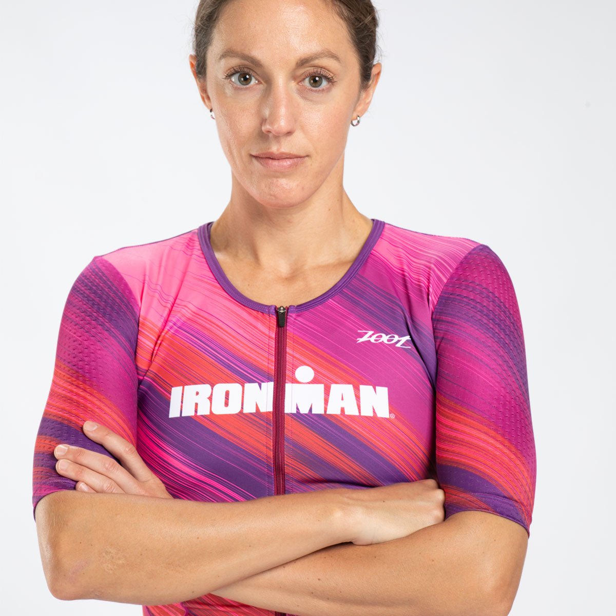 Zoot Sports TRI RACESUITS Women's Ltd Tri Aero Fz Racesuit - IM Heat