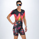 Zoot Sports TRI RACESUITS Women's Ltd Tri Aero Fz Racesuit - Tropical Magic
