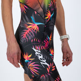 Zoot Sports TRI RACESUITS Women's Ltd Tri Aero Fz Racesuit - Tropical Magic