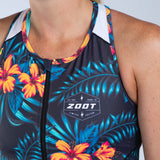 Zoot Sports TRI RACESUITS Women's Ltd Tri Slvs Fz Racesuit - Hula