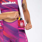 Zoot Sports TRI RACESUITS Women's Ltd Tri Slvs Fz Racesuit - IM Heat