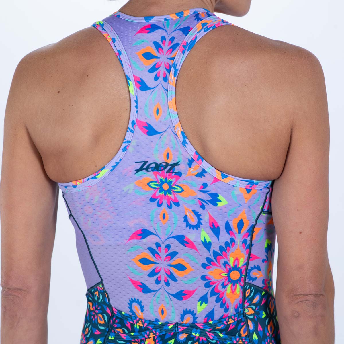 Zoot Sports TRI RACESUITS Women's Ltd Tri Slvs Fz Racesuit - Kaleidoscope