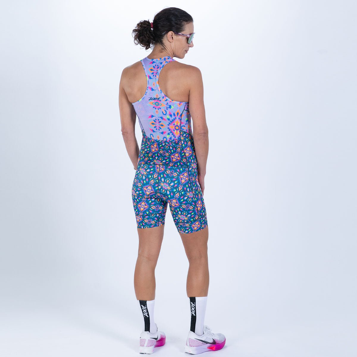 Zoot Sports TRI RACESUITS Women's Ltd Tri Slvs Fz Racesuit - Kaleidoscope