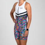 Zoot Sports TRI RACESUITS Women's Ltd Tri Slvs Fz Racesuit - Mariposa