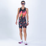 Zoot Sports TRI RACESUITS Women's Ltd Tri Slvs Fz Racesuit - Tropical Magic