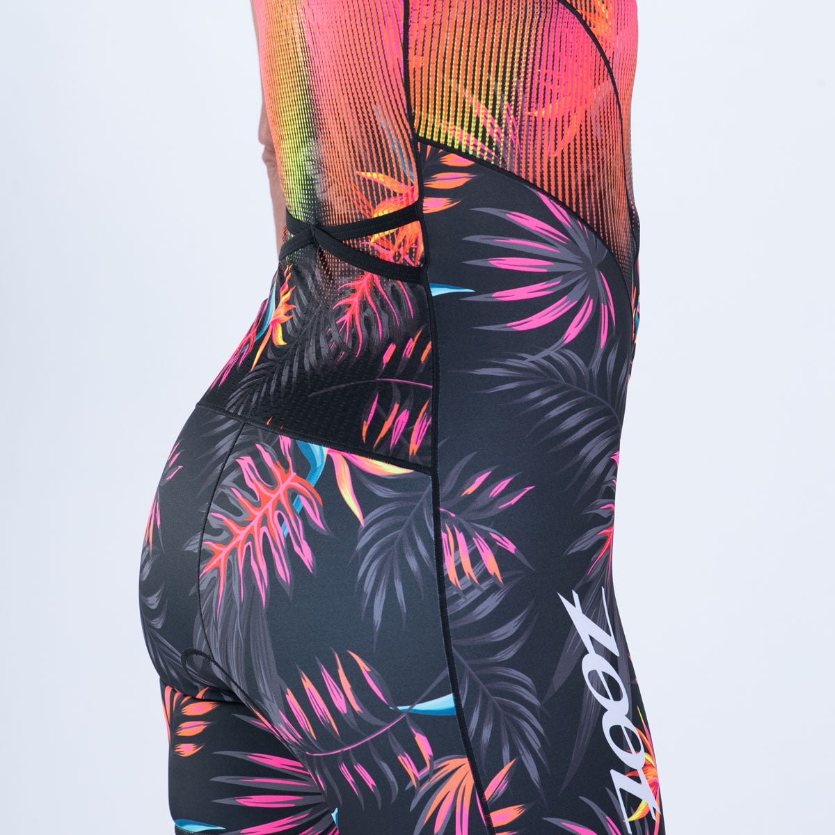 Zoot Sports TRI RACESUITS Women's Ltd Tri Slvs Fz Racesuit - Tropical Magic