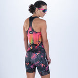 Zoot Sports TRI RACESUITS Women's Ltd Tri Slvs Fz Racesuit - Tropical Magic
