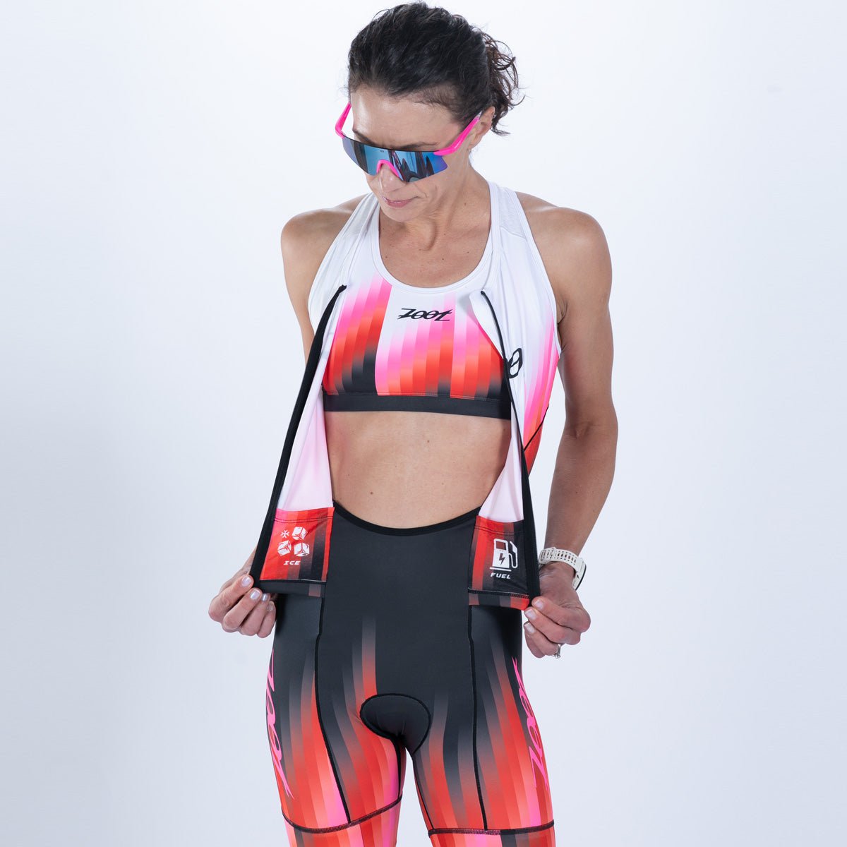 Zoot Sports TRI RACESUITS Women's Ltd Tri Slvs Fz Racesuit - Yo Yo Yo