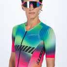 Zoot Sports TRI RACESUITS Women's Ultra Tri P1x Racesuit - Hyperburst