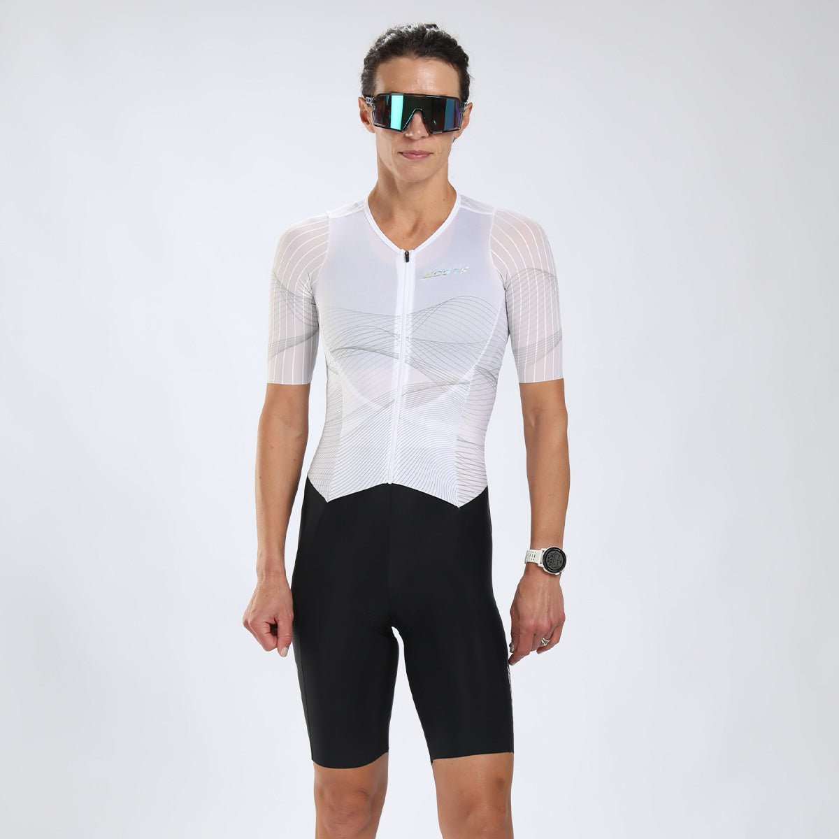 Zoot Sports TRI RACESUITS Women's Ultra Tri P1x Racesuit - Hyperwhite