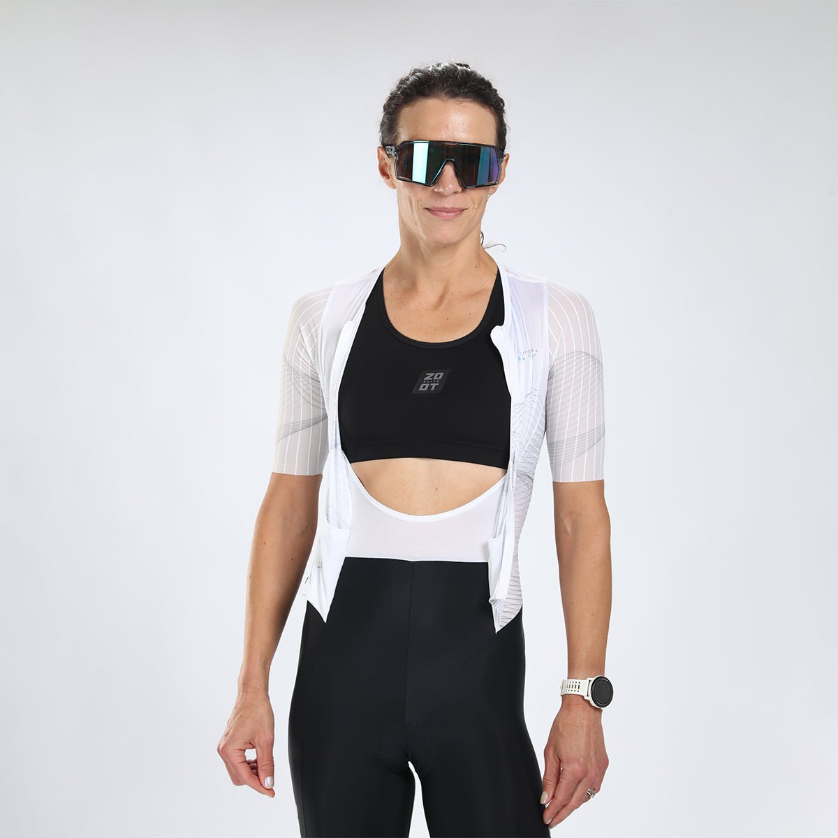 Zoot Sports TRI RACESUITS Women's Ultra Tri P1x Racesuit - Hyperwhite