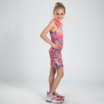 Zoot Sports TRI RACESUITS Youth Protégé Ltd Tri Racesuit - Club Aloha Pink