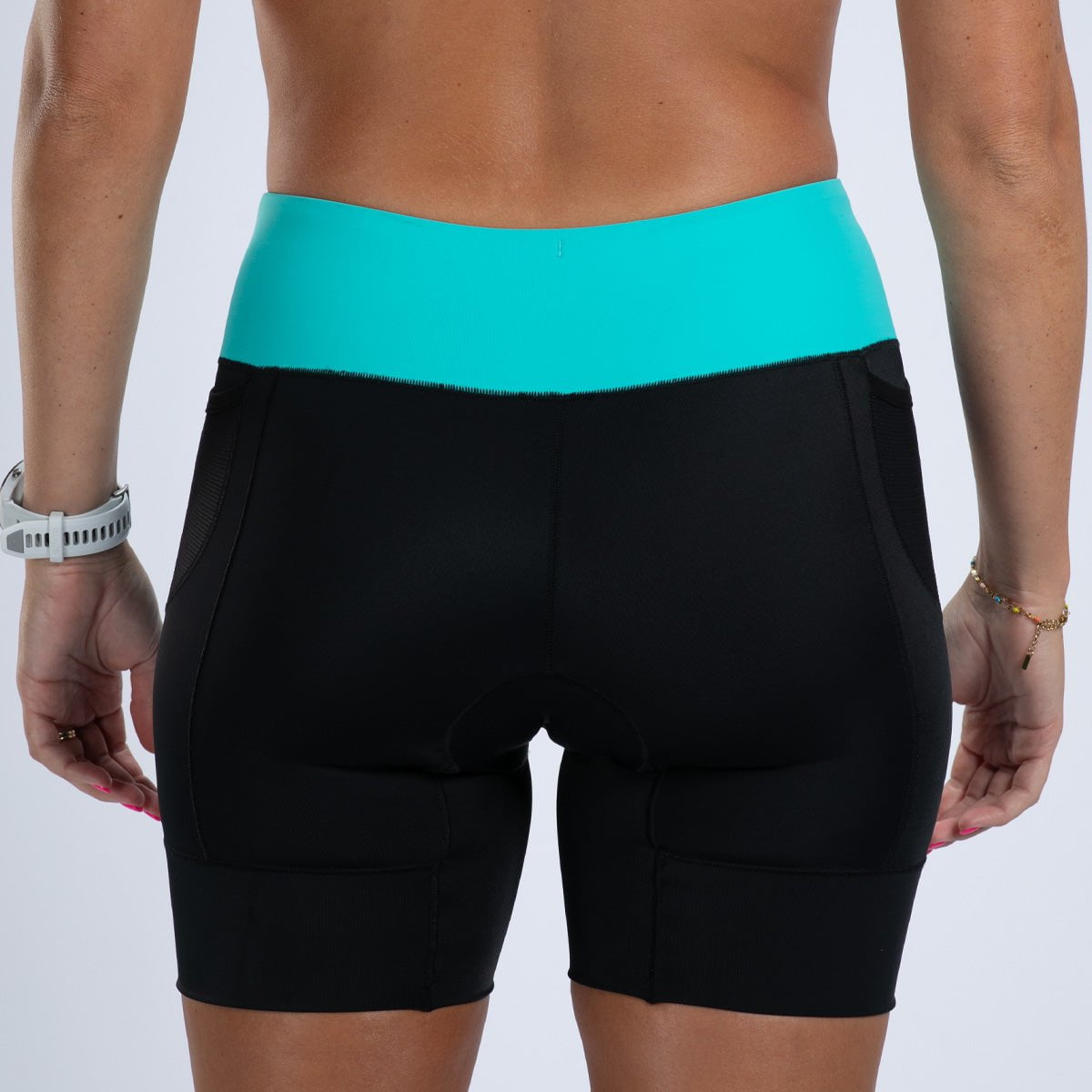 Zoot Sports TRI SHORTS Women's Core Tri 6" Short - Aqua Blue
