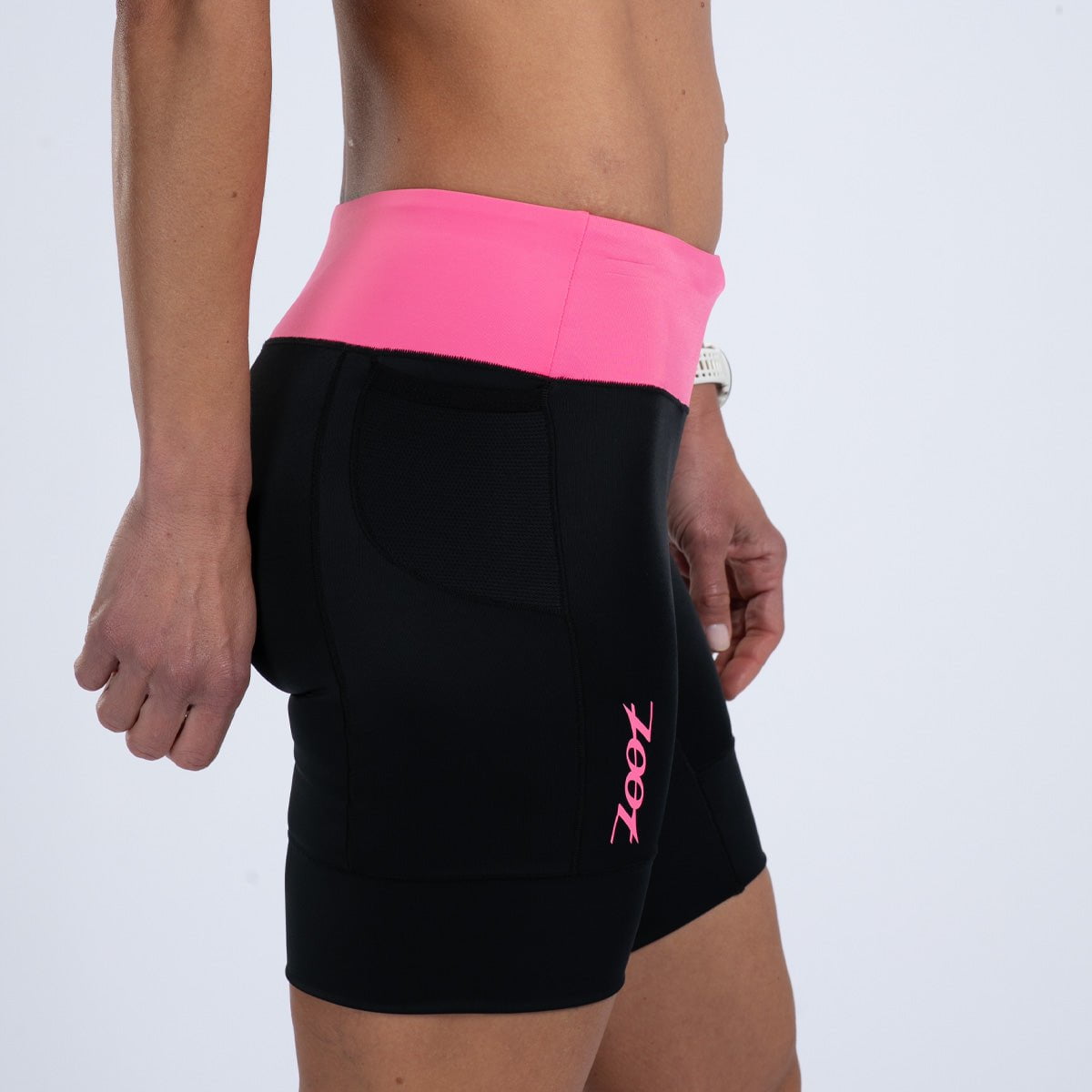 Zoot Sports TRI SHORTS Women's Core Tri 8" Short - Bright Pink
