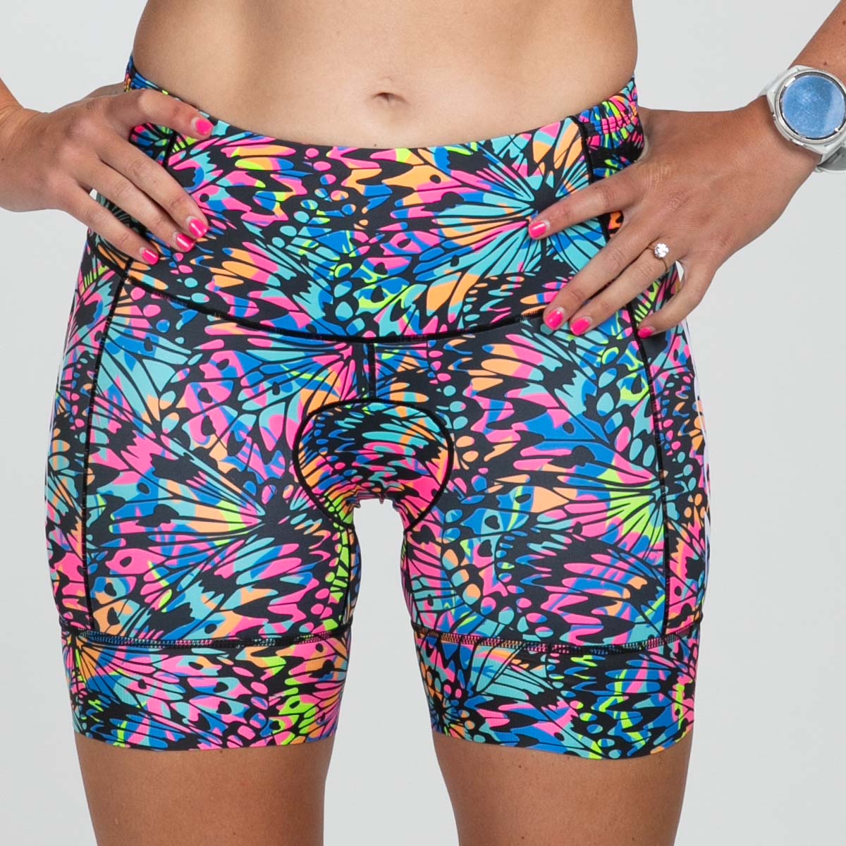 Zoot Sports TRI SHORTS Women's Ltd Tri 6" Short - Mariposa