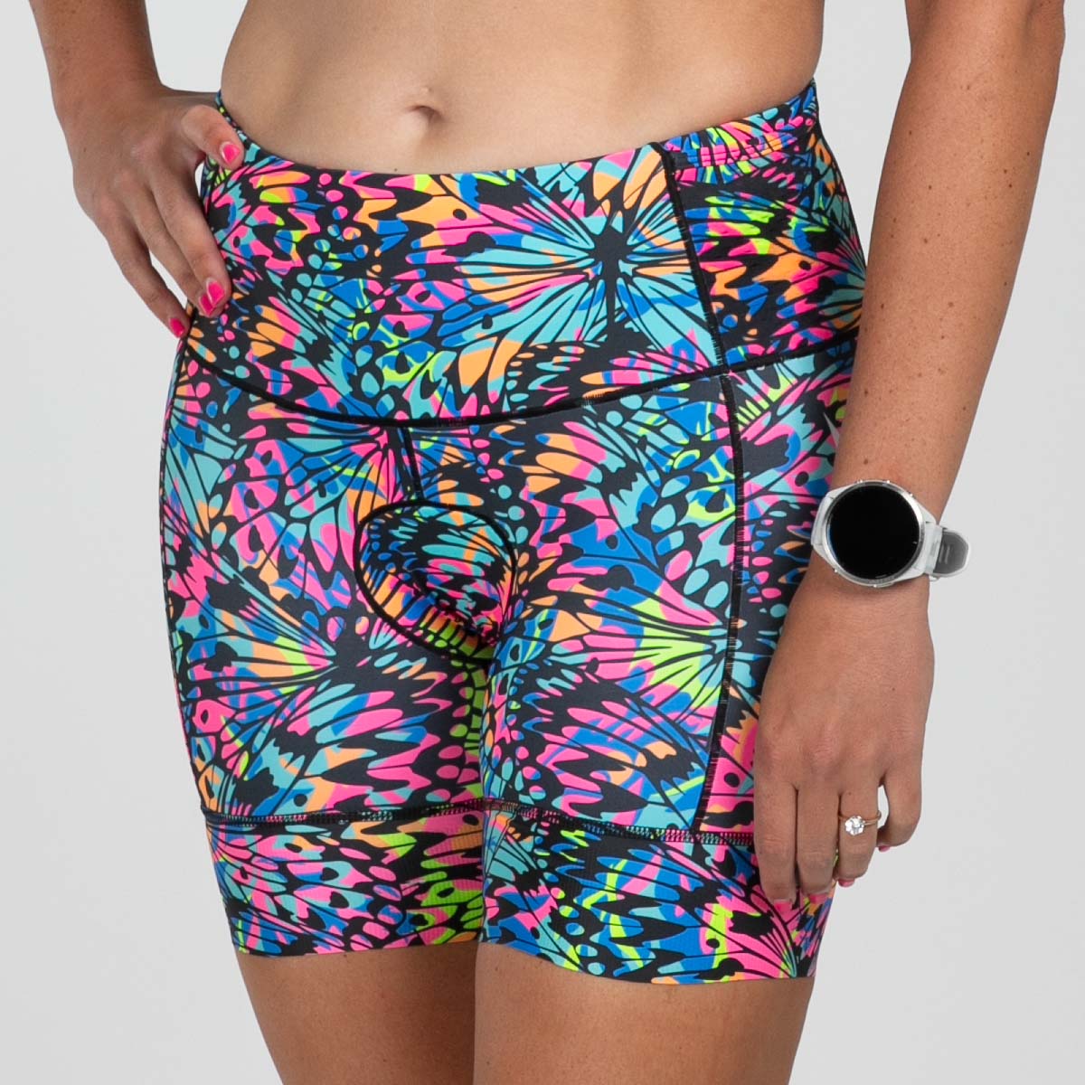 Zoot Sports TRI SHORTS Women's Ltd Tri 6" Short - Mariposa