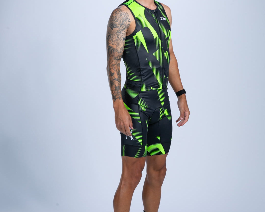 Zoot Sports TRI SLEEVELESS RACESUITS Men's Ltd Tri Slvs Fz Racesuit - Icon