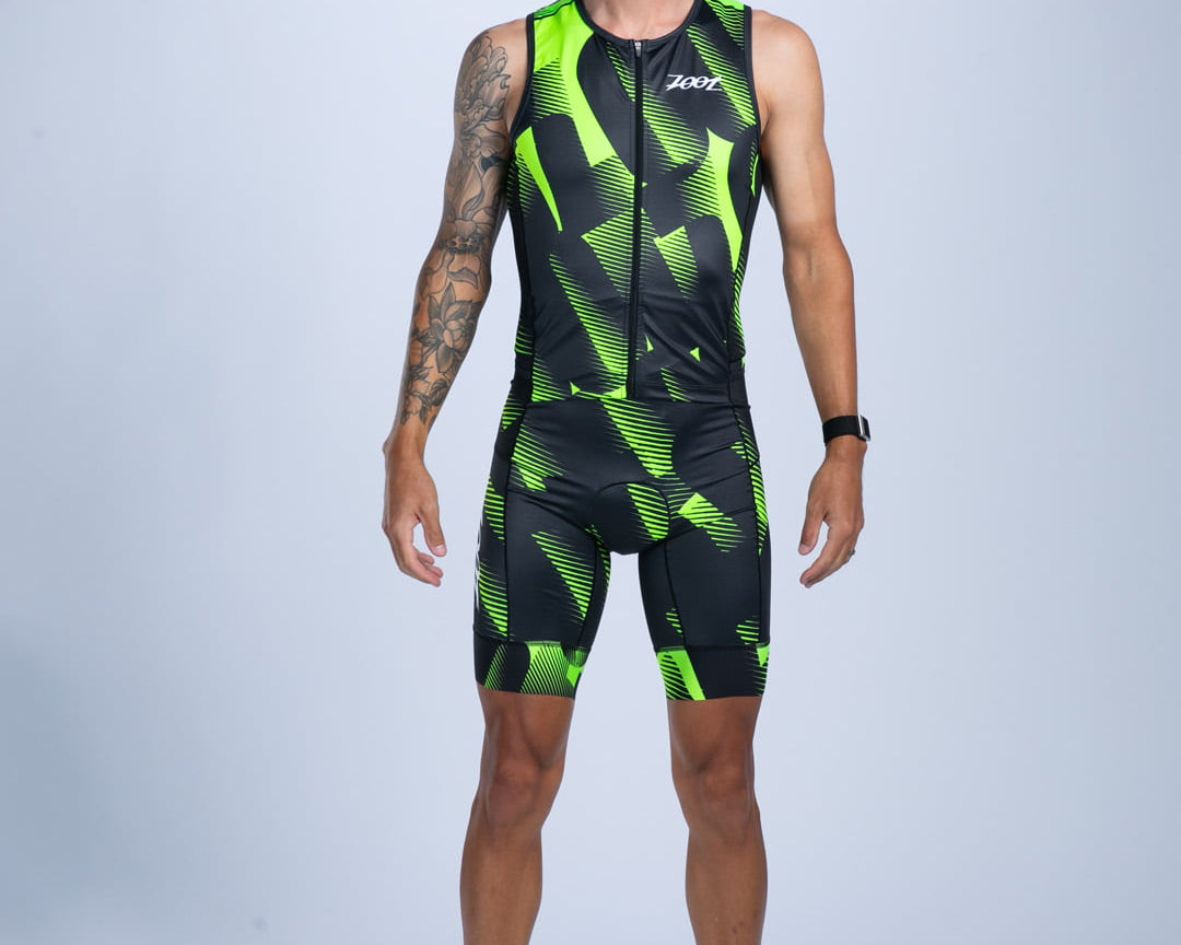 Zoot Sports TRI SLEEVELESS RACESUITS Men's Ltd Tri Slvs Fz Racesuit - Icon