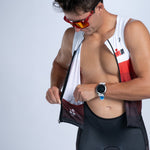 Zoot Sports TRI SLEEVELESS RACESUITS Men's Ltd Tri Slvs Fz Racesuit - IM Velocity