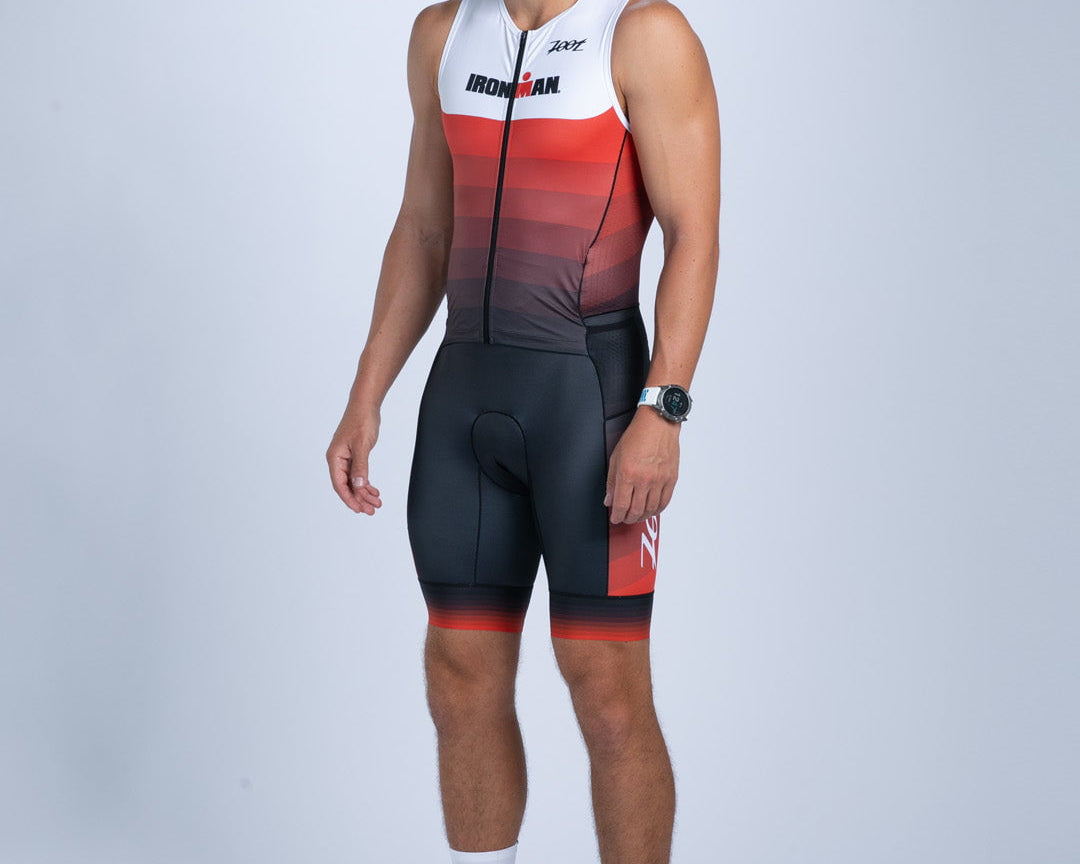 Zoot Sports TRI SLEEVELESS RACESUITS Men's Ltd Tri Slvs Fz Racesuit - IM Velocity