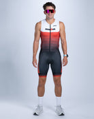 Zoot Sports TRI SLEEVELESS RACESUITS Men's Ltd Tri Slvs Fz Racesuit - IM Velocity