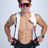 Zoot Sports TRI SLEEVELESS RACESUITS Men's Ltd Tri Slvs Fz Racesuit - IM Velocity