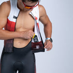 Zoot Sports TRI SLEEVELESS RACESUITS Men's Ltd Tri Slvs Fz Racesuit - IM Velocity