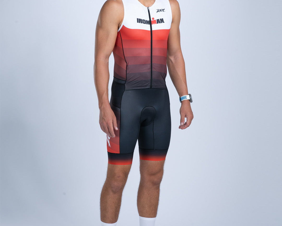 Zoot Sports TRI SLEEVELESS RACESUITS Men's Ltd Tri Slvs Fz Racesuit - IM Velocity