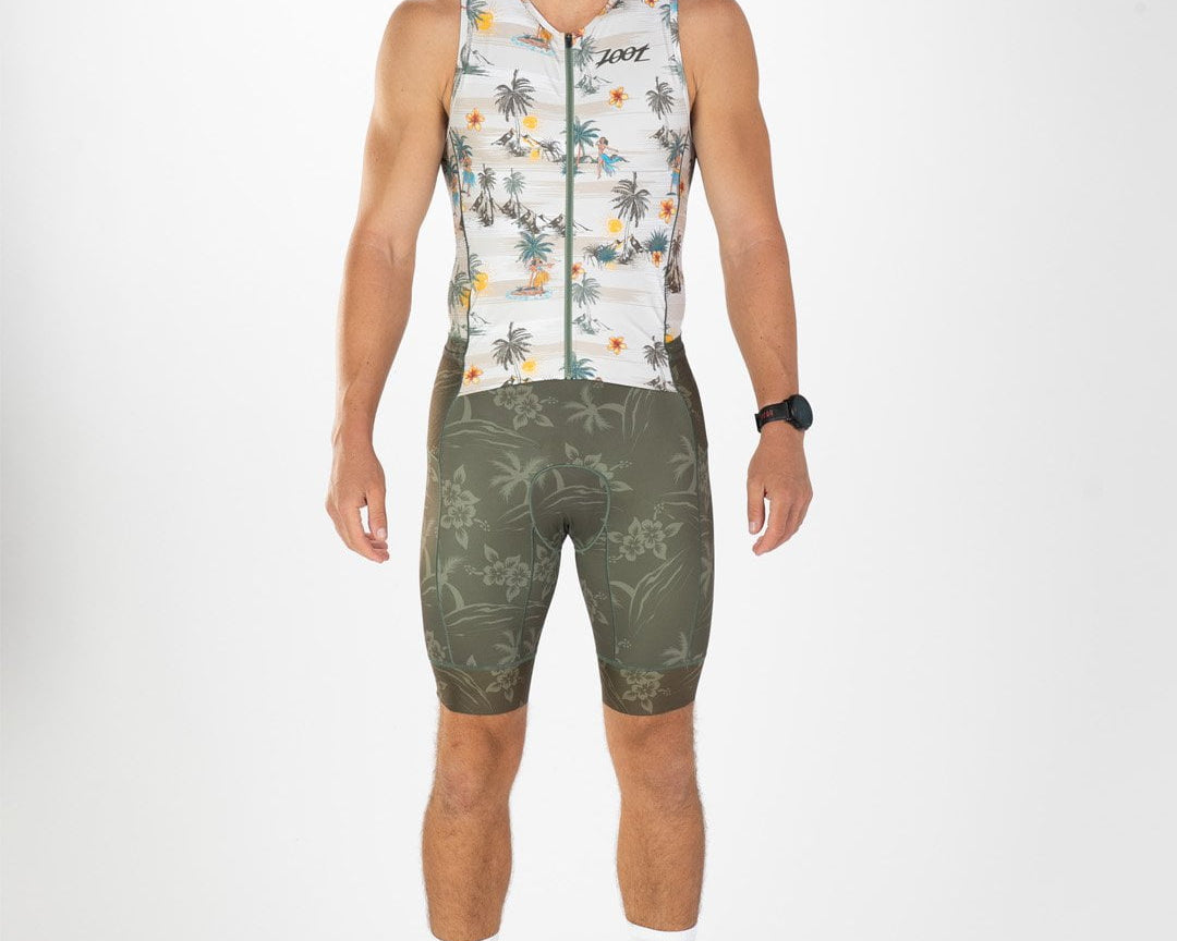 Zoot Sports TRI SLEEVELESS RACESUITS Men's Ltd Tri Slvs Fz Racesuit - Kaholo