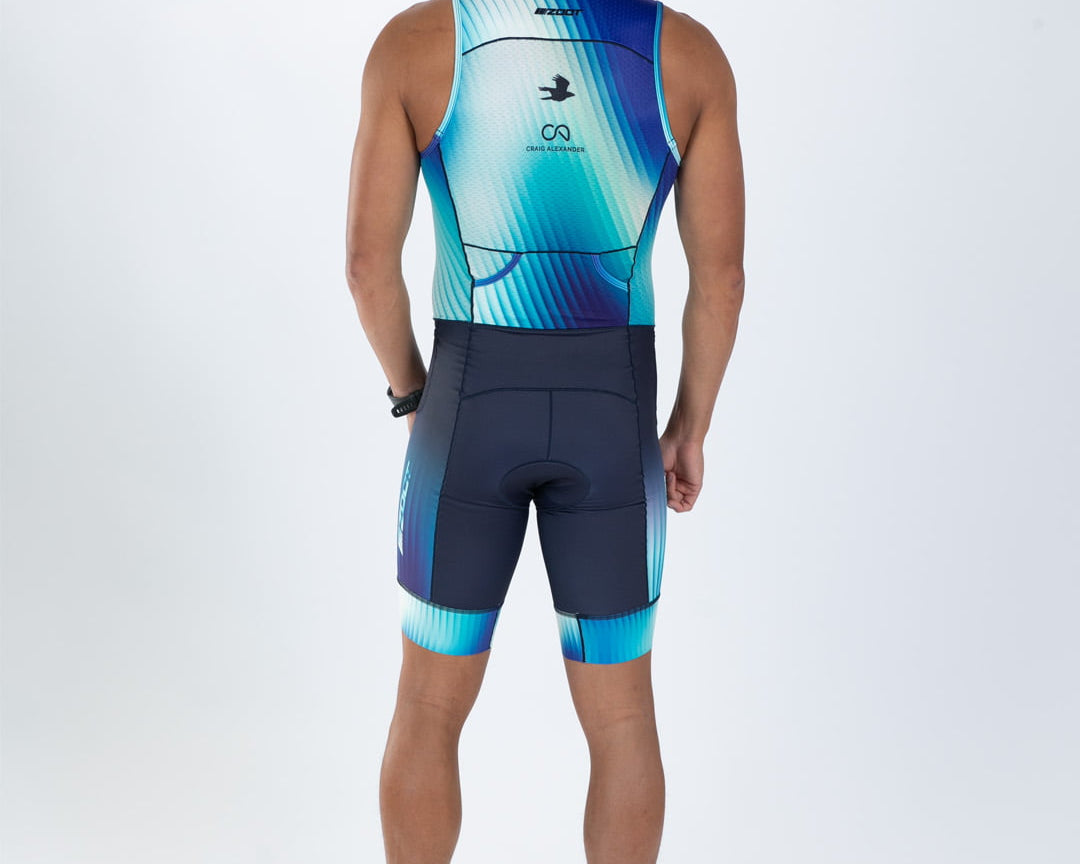 Zoot Sports TRI SLEEVELESS RACESUITS Men's Ltd Tri Slvs Fz Racesuit - Prism