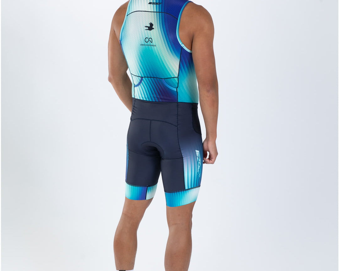 Zoot Sports TRI SLEEVELESS RACESUITS Men's Ltd Tri Slvs Fz Racesuit - Prism