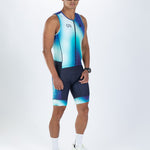 Zoot Sports TRI SLEEVELESS RACESUITS Men's Ltd Tri Slvs Fz Racesuit - Prism