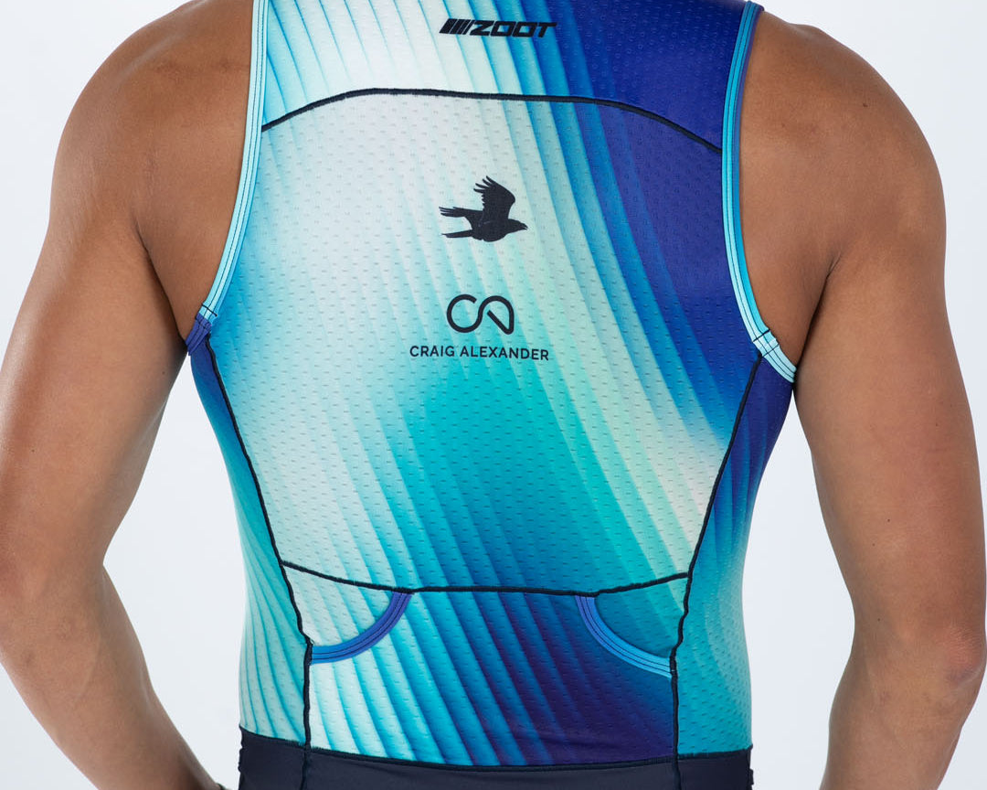 Zoot Sports TRI SLEEVELESS RACESUITS Men's Ltd Tri Slvs Fz Racesuit - Prism
