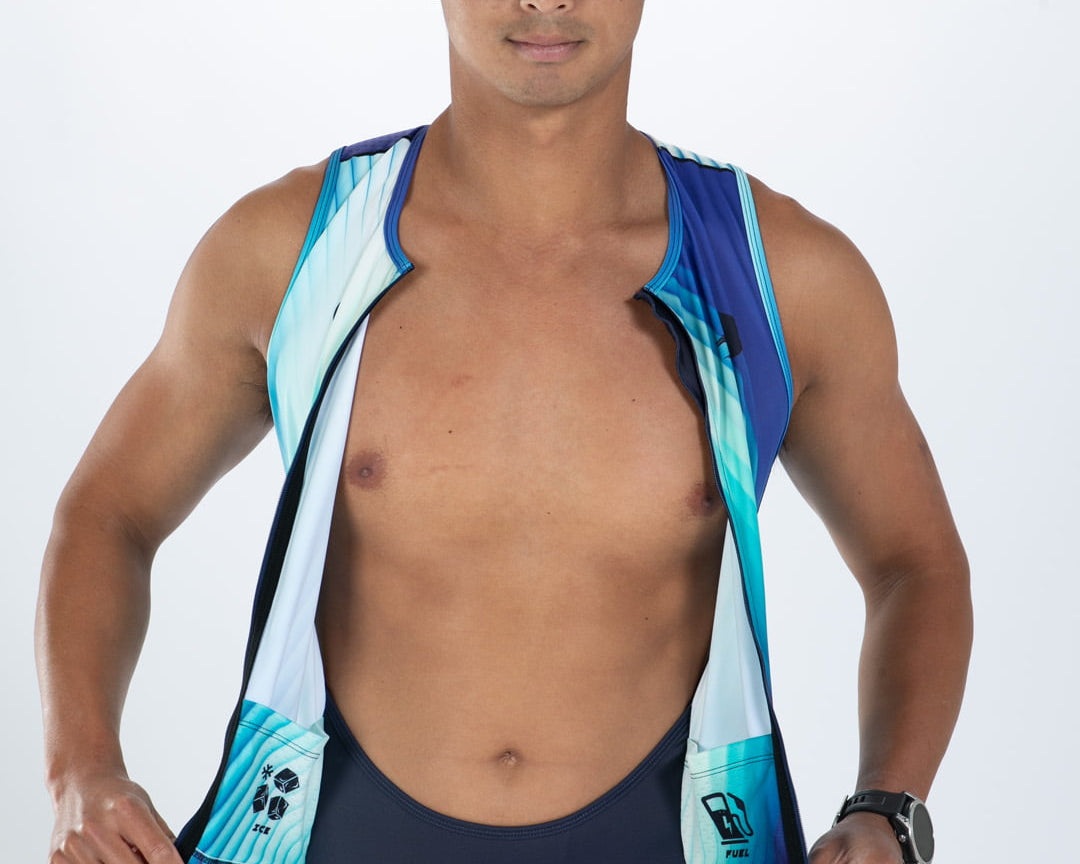 Zoot Sports TRI SLEEVELESS RACESUITS Men's Ltd Tri Slvs Fz Racesuit - Prism