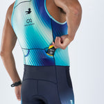 Zoot Sports TRI SLEEVELESS RACESUITS Men's Ltd Tri Slvs Fz Racesuit - Prism