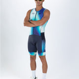 Zoot Sports TRI SLEEVELESS RACESUITS Men's Ltd Tri Slvs Fz Racesuit - Prism
