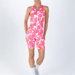 Zoot Sports TRI SLEEVELESS RACESUITS Women's Ltd Tri Slvs Fz Racesuit - Blossom