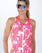 Zoot Sports TRI SLEEVELESS RACESUITS Women's Ltd Tri Slvs Fz Racesuit - Blossom