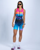 Zoot Sports TRI SLEEVELESS RACESUITS Women's Ltd Tri Slvs Fz Racesuit - Elements